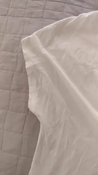 Camiseta blanca manga corta mujer XL