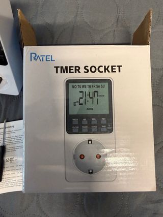 Enchufe Temporizador RATEL Blanco