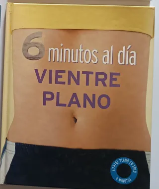 Lote de 6 libros de gimnasia y alimentación.