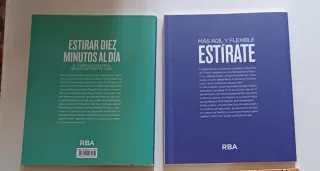 Lote de 6 libros de gimnasia y alimentación.