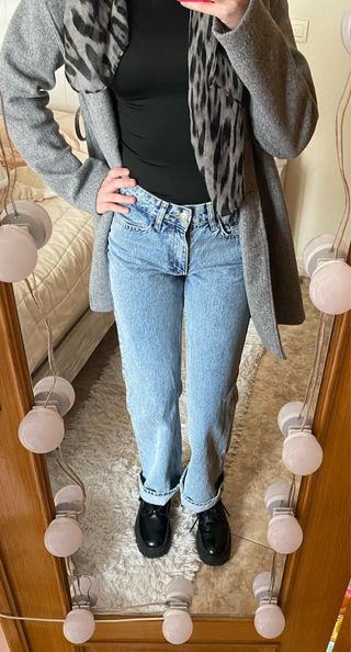 Pantalones vaqueros rectos elegantes