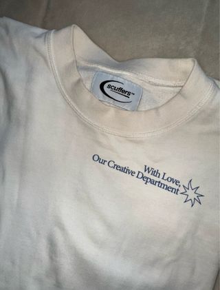 Camiseta Scuffers Manga Larga Blanca