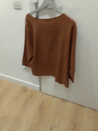 Blusa Adolfo Domínguez Marrón Talla XL Mujer