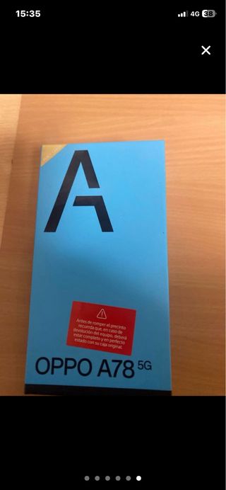 Oppo A78 5G Nuovo Senza Aprire