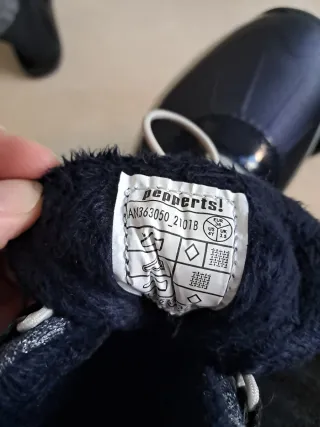 Botas de Nieve niños y niñas Azul y Blanco, nr 36