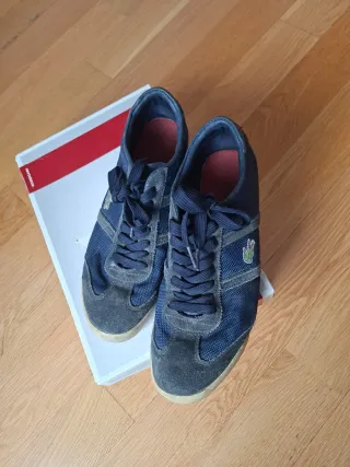 Zapatillas Lacoste Azul y Gris