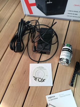 Approx APPPOS80AM - Impresora Térmica de Tickets, 200 mm/s, Papel 80 mm, Corte Automático y Manual, Negro