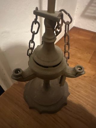 oggetto antico in peltro ( non so la funzione)