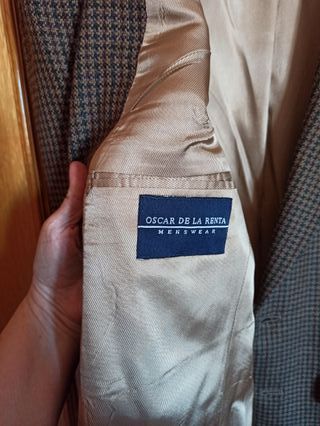 Americana Lana Oscar de la Renta Gris