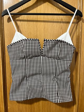 Top Zara Corset Cuadros