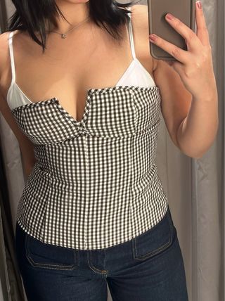 Top Zara Corset Cuadros