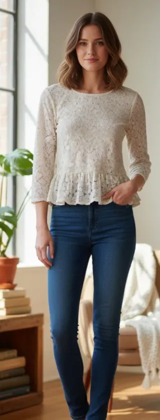 Blusa peplum Pedro del Hierro