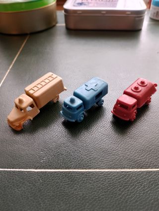 Camiones de plástico vintage años 60-70