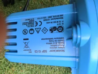 Inflador Eléctrico Silvercrest SGP12-C3 + Adaptado