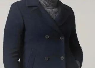 Chaqueta de paño negra Superdry