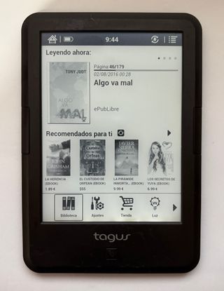 EBOOK TAGUS LUX PANTALLA RETROILUMINADA