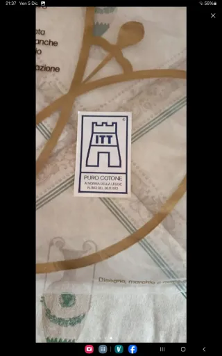 6 Asciugamani Cotone Azzurro Rosa