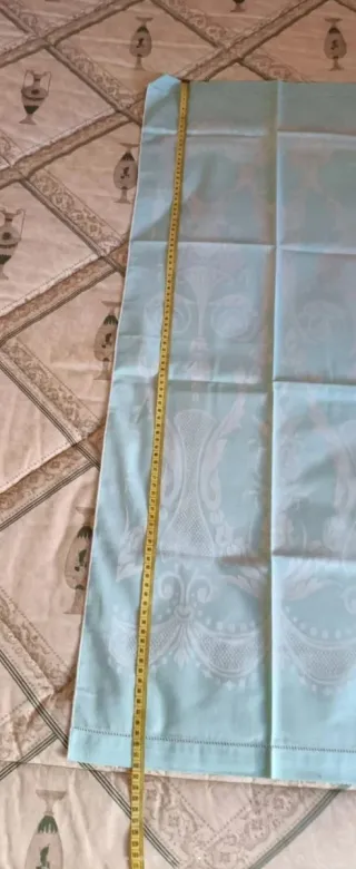 6 Asciugamani Cotone Azzurro Rosa