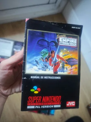 Super Nintendo Star Wars Empire Strikes Back SNES