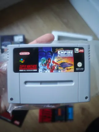 Super Nintendo Star Wars Empire Strikes Back SNES