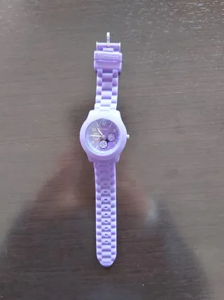 Reloj Flanenco Morado Silicona