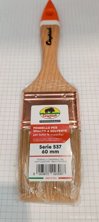 5 Pennelli Cinghiale Serie 537 60mm