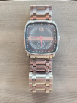 Reloj D&G Plata y Negro