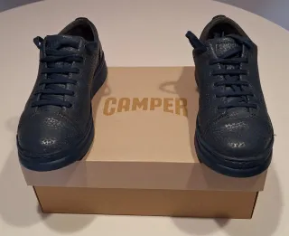 Zapatos Camper Runner Mujer Azul/Plata