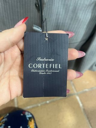 Traje Cortefiel Raya Gris Talla 52