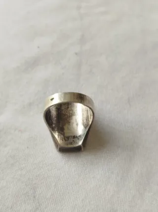 Anillo Plata Ley Piedra Azul