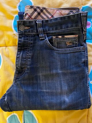 Jeans Uomo Burberry London Blu Taglia M