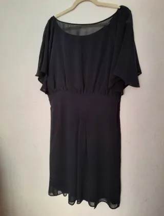 Vestido fiesta talla XXXL negro
