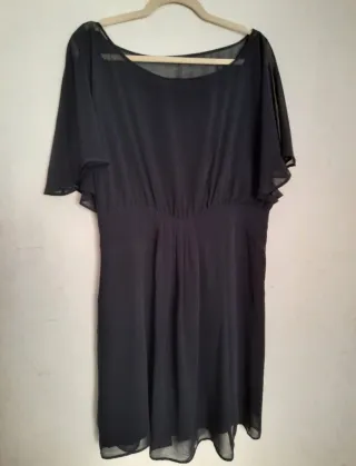 Vestido fiesta talla XXXL negro