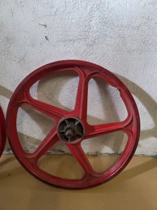 Llantas de palos STAR X ROJAS