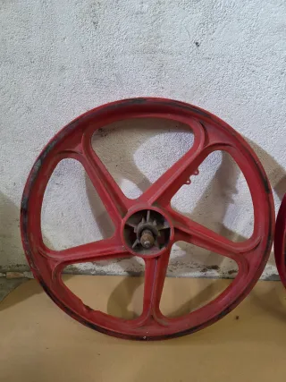 Llantas de palos STAR X ROJAS