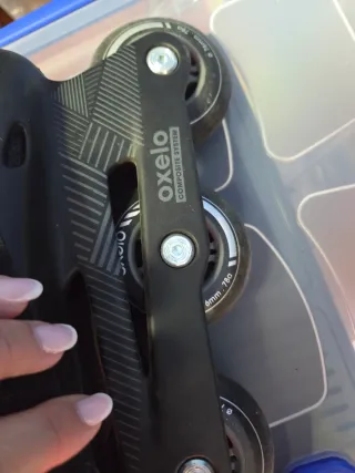 Patines en línea negros talla 43