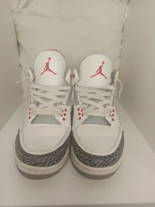 Jordan 3 Rojo Blanco