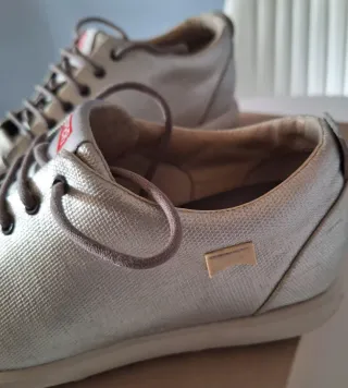 Zapatos Camper Pelotas Mujer Plata