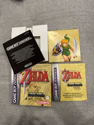 Cajas vacías juegos Game Boy Advance y Color