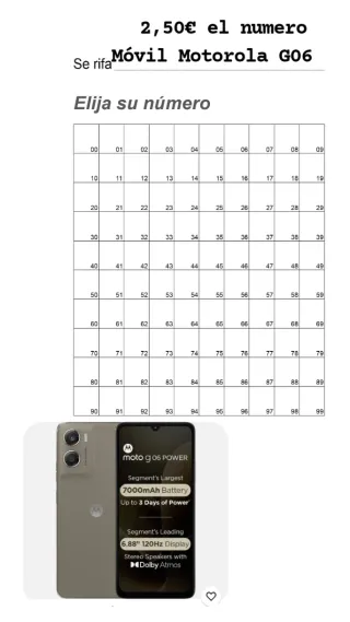 Telefono Motorola G06