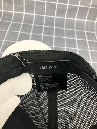 Gorra Amiri Negra Logo