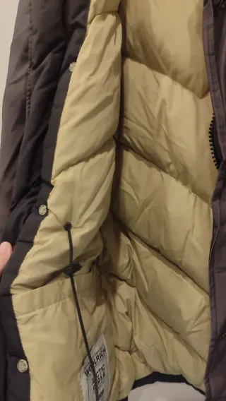 Parka Woolrich nera con cappuccio taglia S