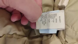 Parka Woolrich nera con cappuccio taglia S