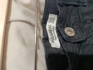 Vaqueros Pull&Bear negros Talla 32