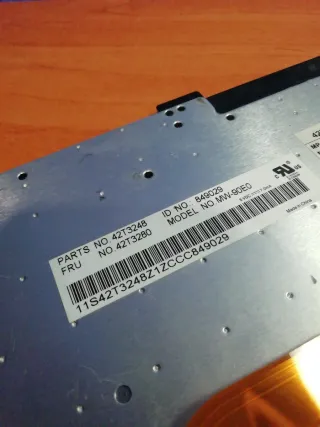 Teclado Lenovo Negro