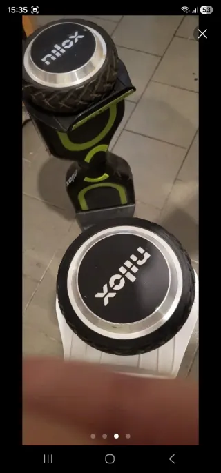 Hoverboard Nilox Negro y Verde