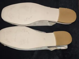 Bailarinas destalonadas beige T38 sin estrenar