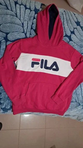 Felpa Fila Fuchsia con Logo