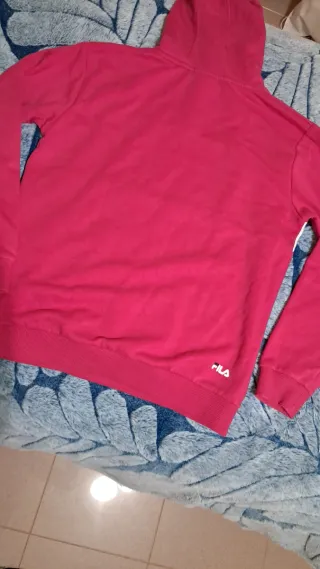 Felpa Fila Fuchsia con Logo