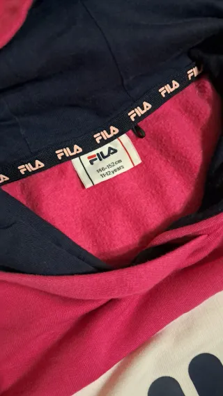 Felpa Fila Fuchsia con Logo